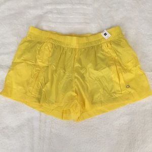 NWT Gap Bright Yellow Running Shorts